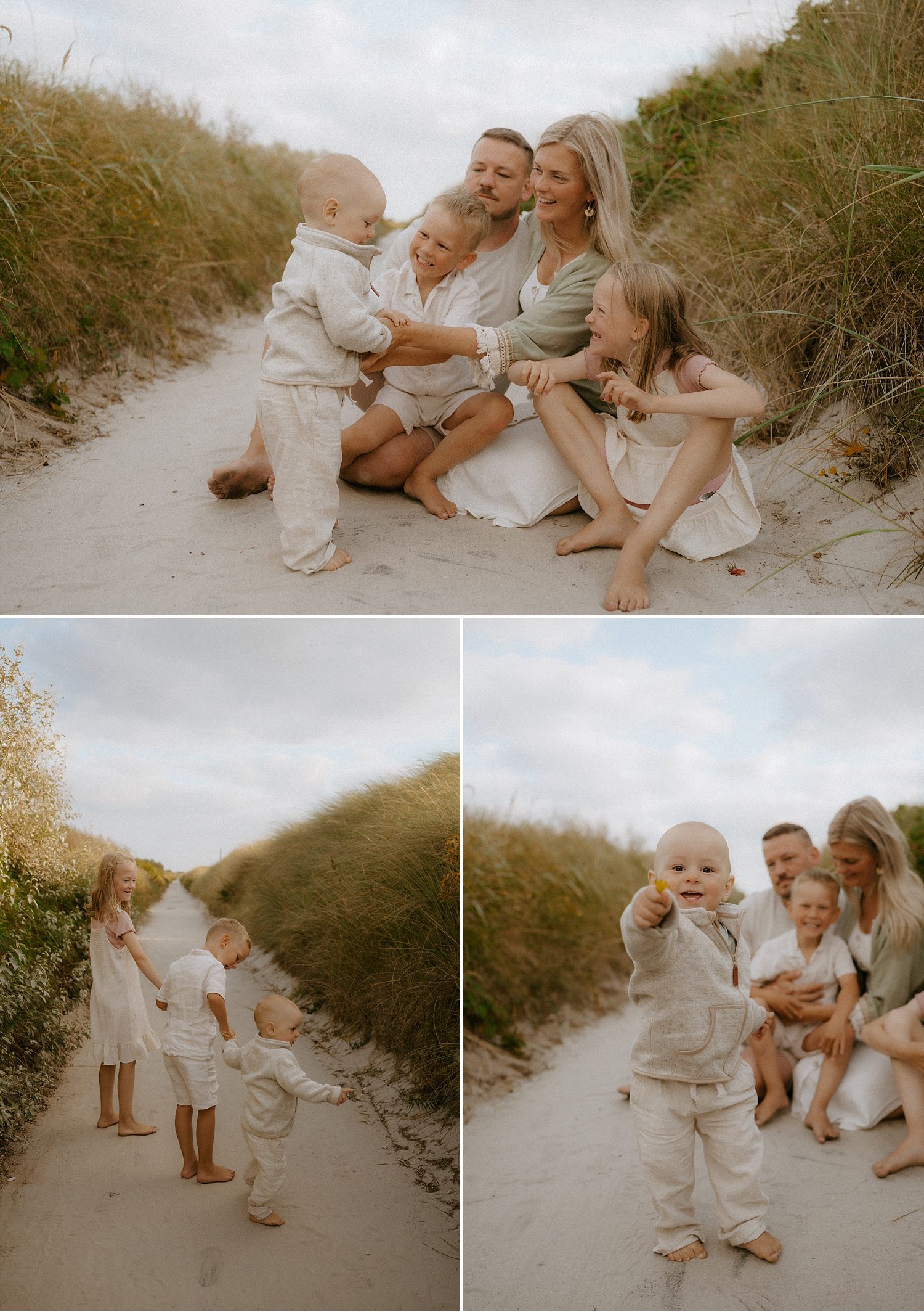 Familienportraits auf der Insel Hiddensee.